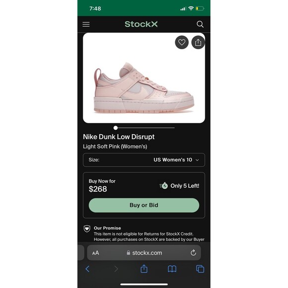 Soft Pink Nike Dunk Low Disrupt 10W - Picture 12 of 12